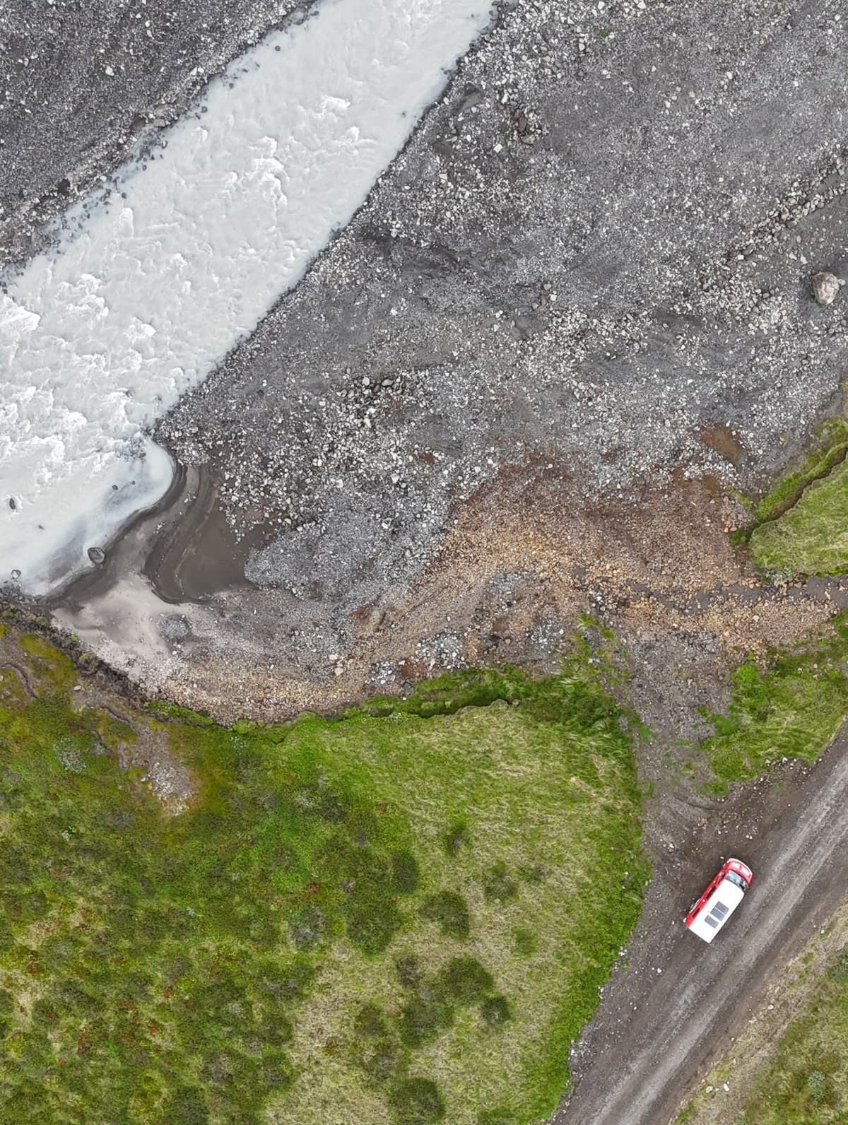 Sprinter Drohne Island